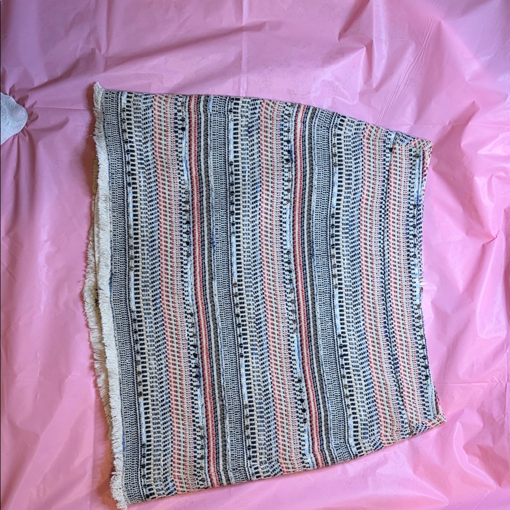 LOFT Multicolor Striped Skirt